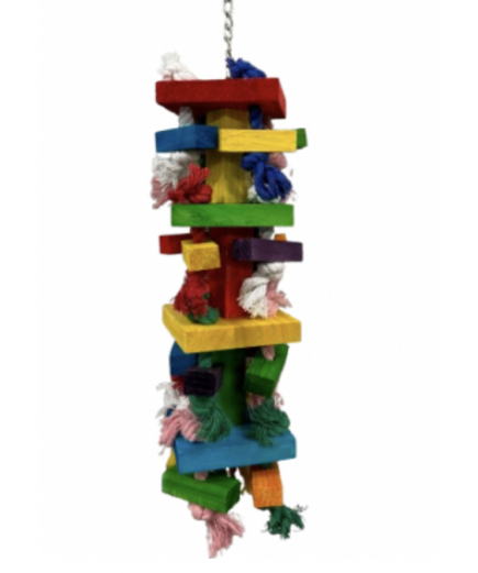 9 X Parrot Toy Pack - African Grey, Amazon, Cockatoo, Macaw Etc - RRP £148.91 - Pack 5